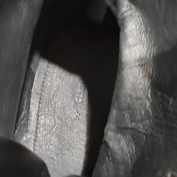 All Saints black suede leather lace up hiking Chukka combat boots men's size 11 - Picture 15 of 16